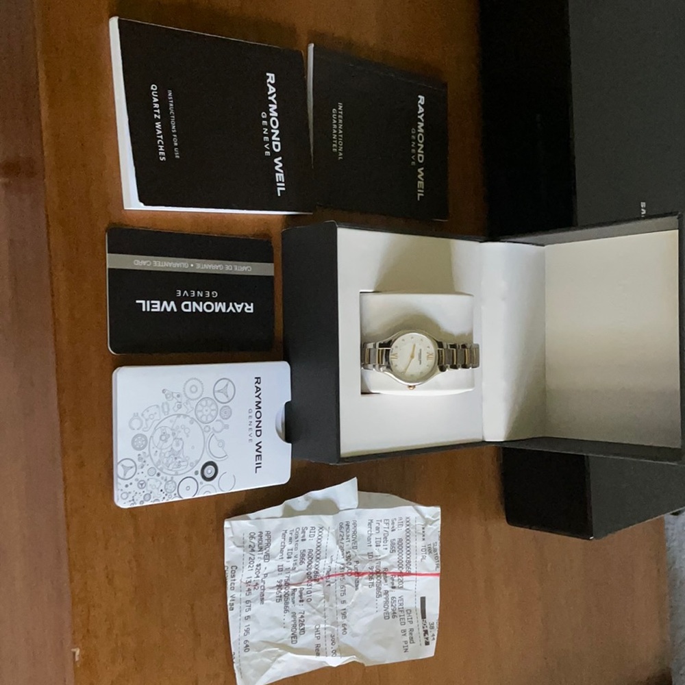 Brand new Raymond Weil watch two tone